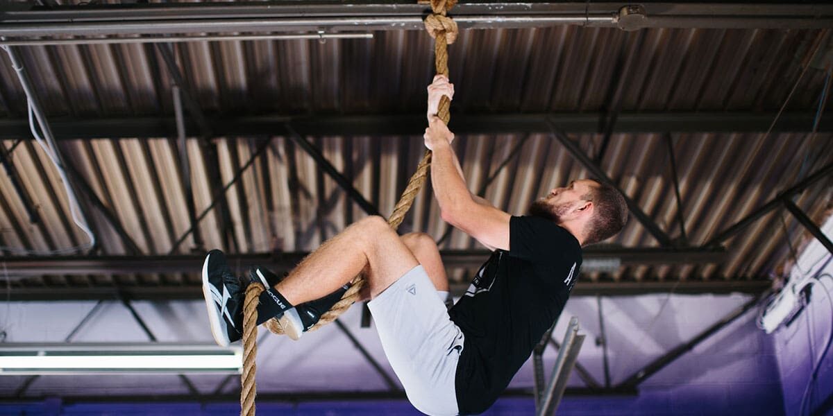 Crossfit rope climb